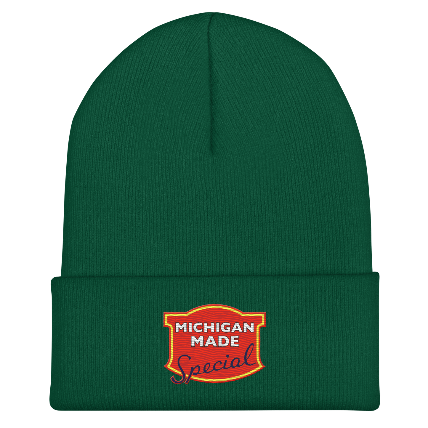 'Michigan Made' Cuffed Beanie | Potato Chip Parody