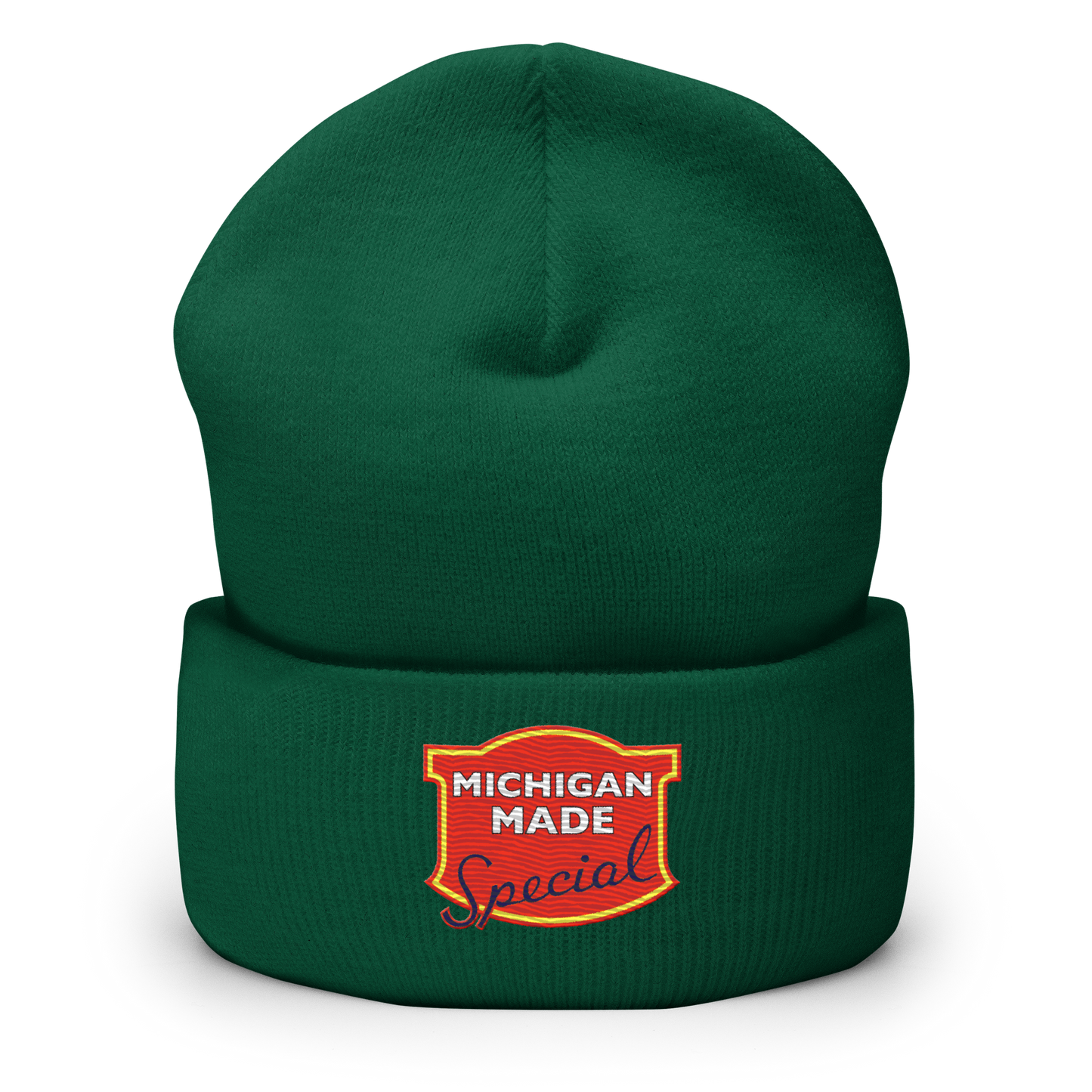 'Michigan Made' Cuffed Beanie | Potato Chip Parody