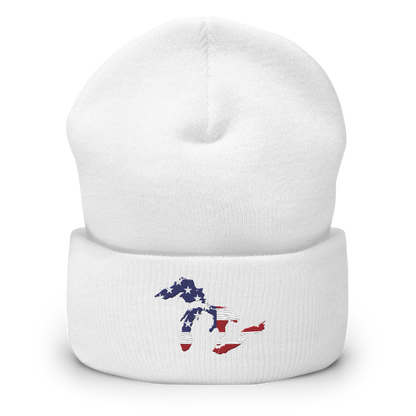 Great Lakes Cuffed Winter Beanie (Patriotic Edition)