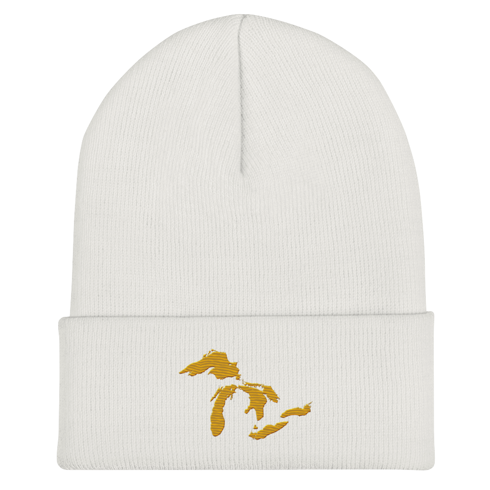 Great Lakes Cuffed Beanie (Gold)