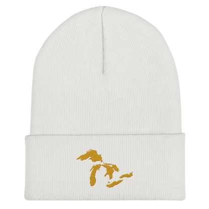 Great Lakes Cuffed Beanie (Gold)