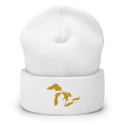 Great Lakes Cuffed Beanie (Gold)