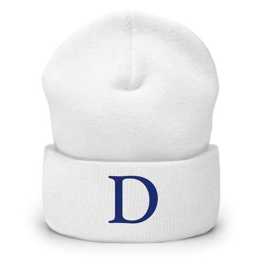 Detroit 'Old French D' Cuffed Beanie (Bourbon Blue)