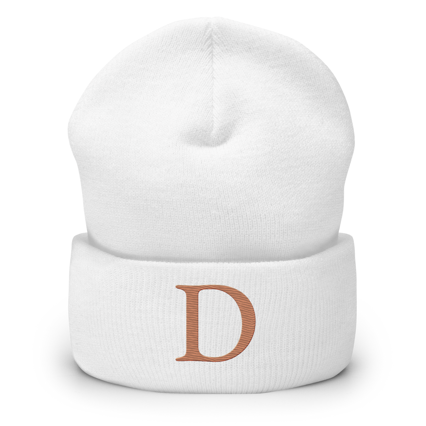 Detroit 'Old French D' Cuffed Beanie (Copper)