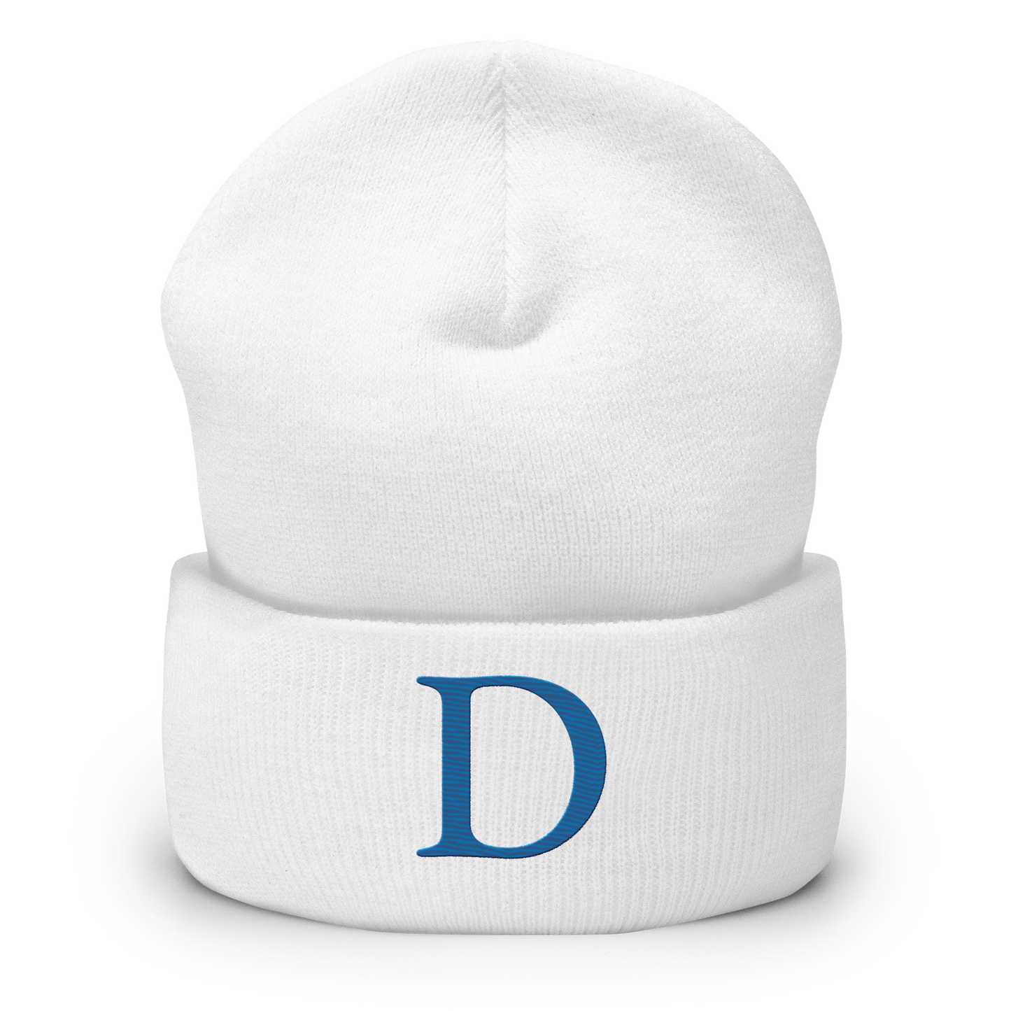 Detroit 'Old French D' Cuffed Beanie (Azure)