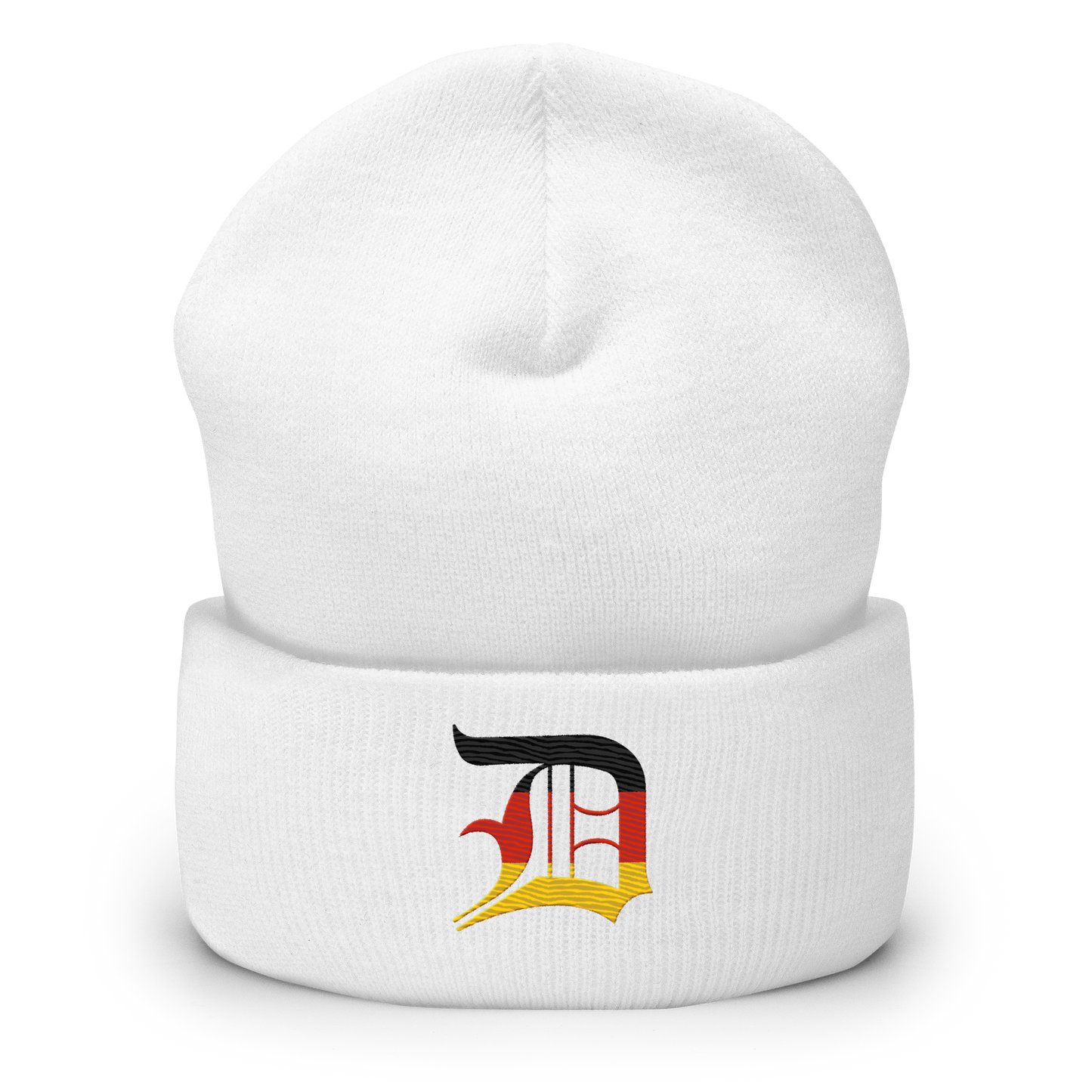 Detroit 'Old English D' Cuffed Beanie (German Edition)