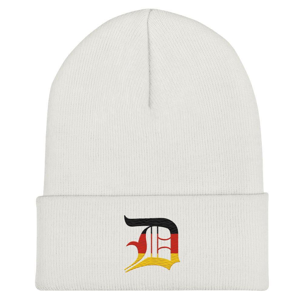 Detroit 'Old English D' Cuffed Beanie (German Edition)