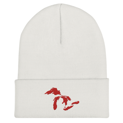 Great Lakes Cuffed Beanie (Aliform Red)