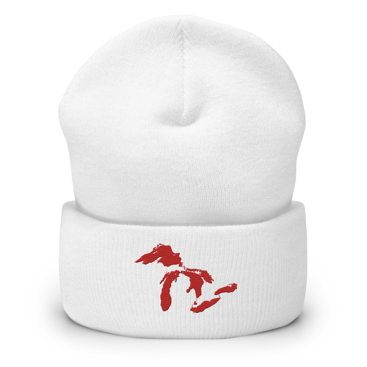 Great Lakes Cuffed Beanie (Aliform Red)