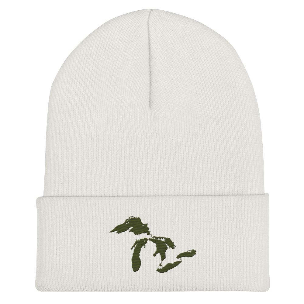 Great Lakes Cuffed Beanie (Army Green)