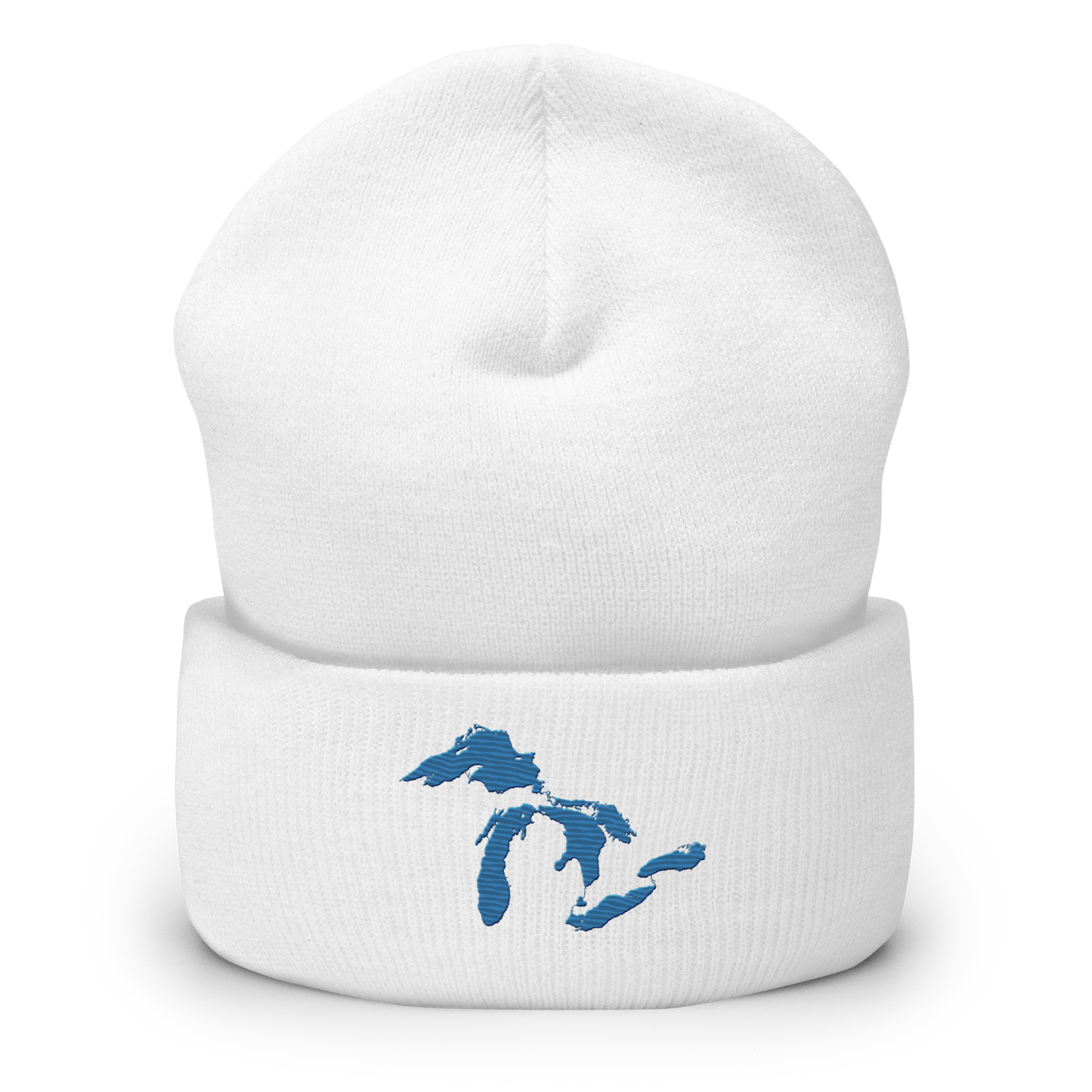 Great Lakes Cuffed Beanie (Superior Blue)