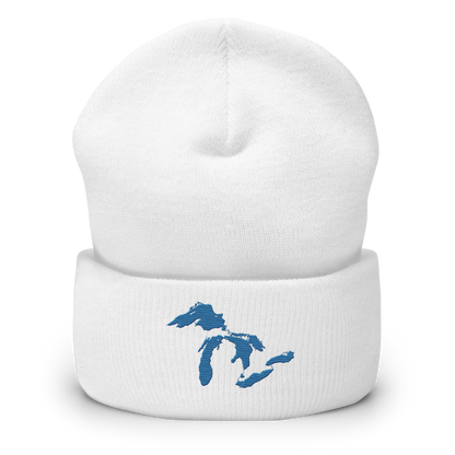 Great Lakes Cuffed Beanie (Superior Blue)