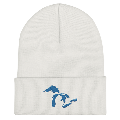 Great Lakes Cuffed Beanie (Superior Blue)