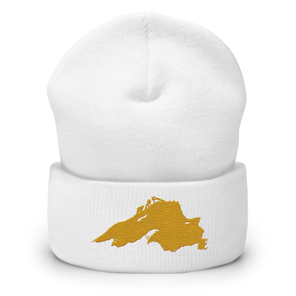 Lake Superior Cuffed Beanie | Gold