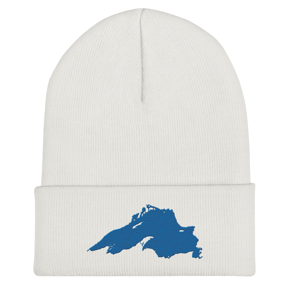 Lake Superior Cuffed Beanie | Azure