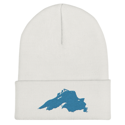 Lake Superior Cuffed Beanie | Traverse Blue