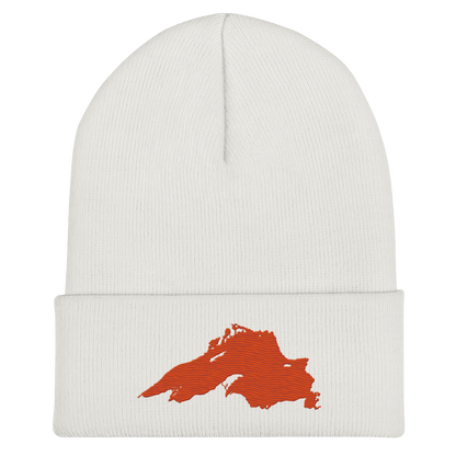 Lake Superior Cuffed Beanie | Maple Leaf Orange