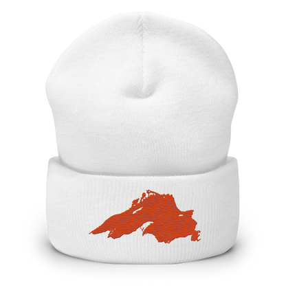 Lake Superior Cuffed Beanie | Maple Leaf Orange