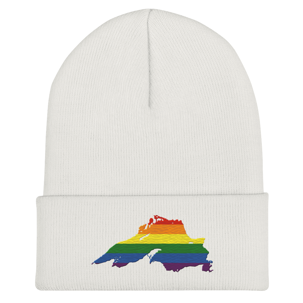 Lake Superior Cuffed Beanie | Rainbow Pride Edition