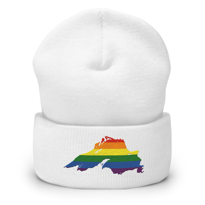 Lake Superior Cuffed Beanie | Rainbow Pride Edition