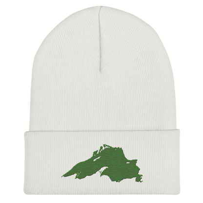 Lake Superior Cuffed Beanie | Pine Green