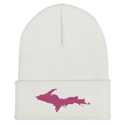 Upper Peninsula Cuffed Beanie | Apple Blossom Pink