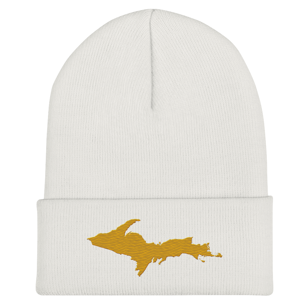 Upper Peninsula Cuffed Beanie | Gold