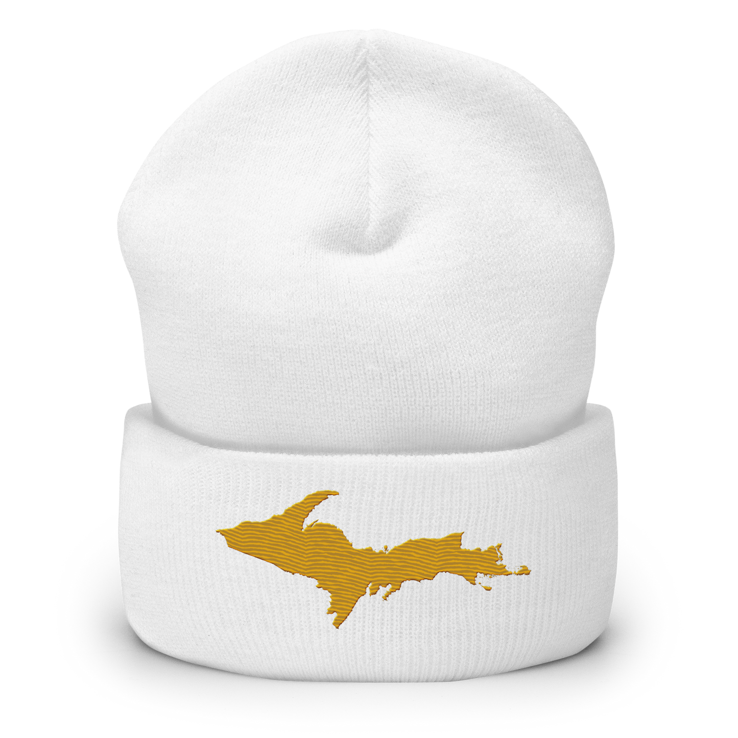 Upper Peninsula Cuffed Beanie | Gold