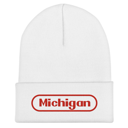 'Michigan' Cuffed Beanie | Video Game Parody