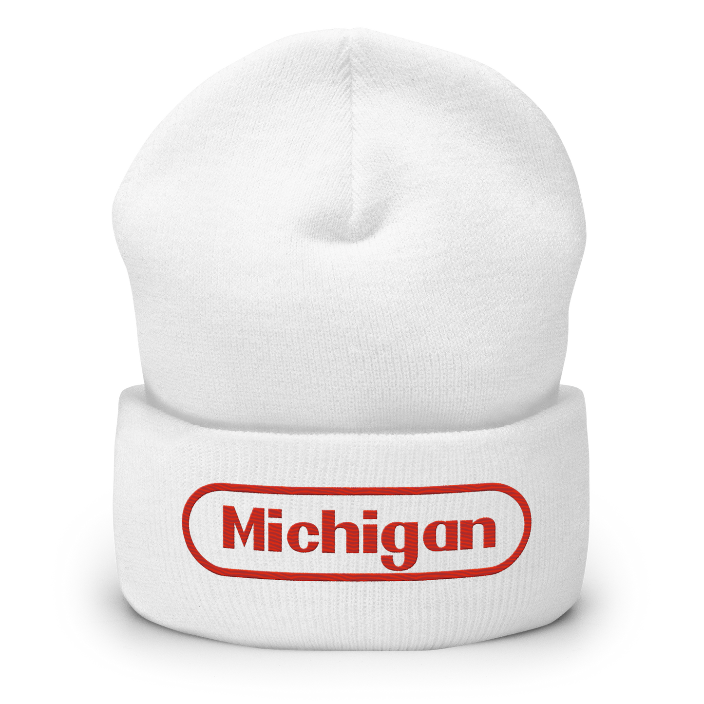 'Michigan' Cuffed Beanie | Video Game Parody