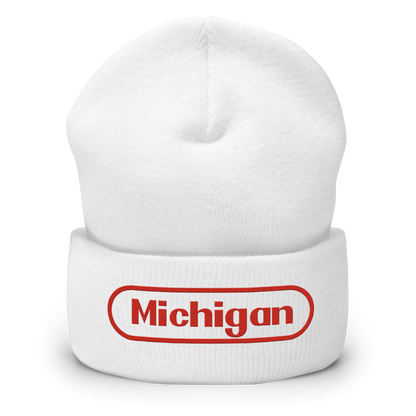 'Michigan' Cuffed Beanie | Video Game Parody