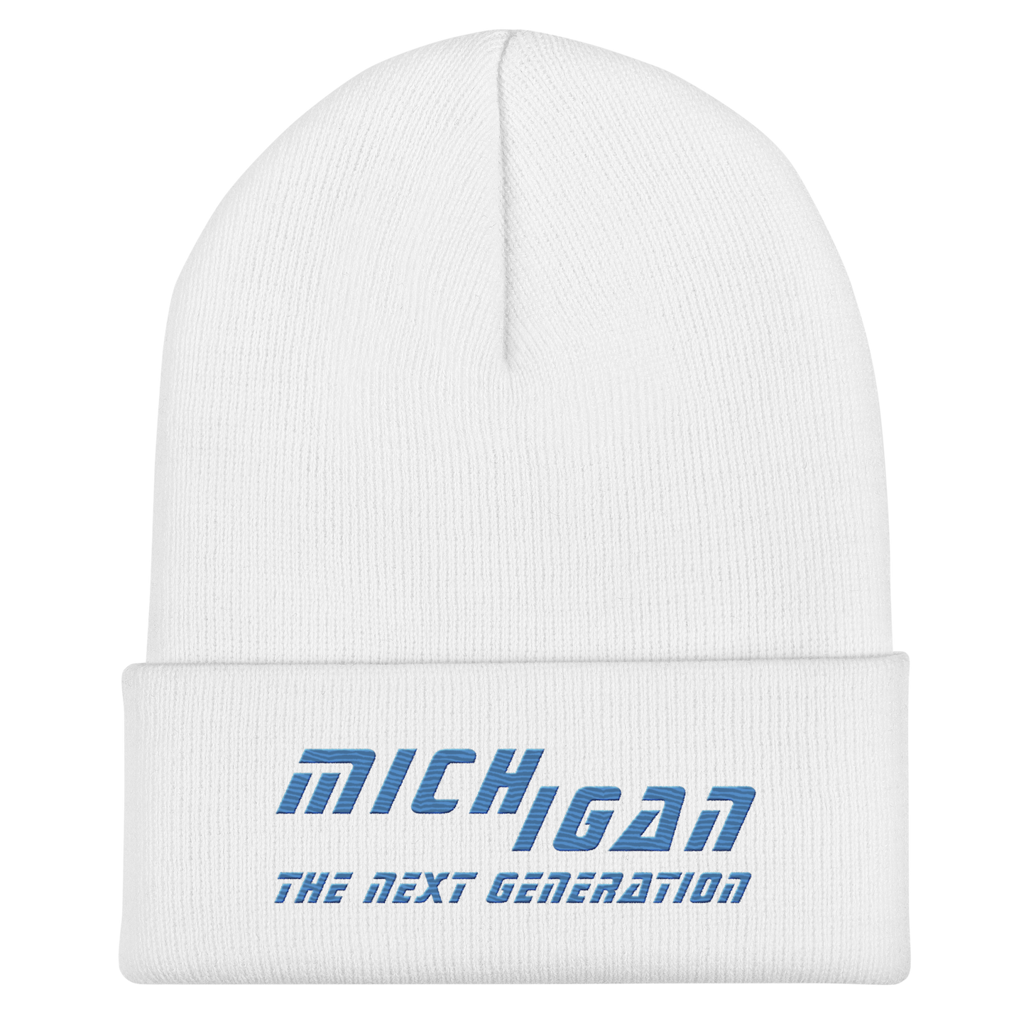 'Michigan' Cuffed Beanie | 80s Sci-Fi Parody