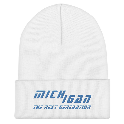 'Michigan' Cuffed Beanie | 80s Sci-Fi Parody