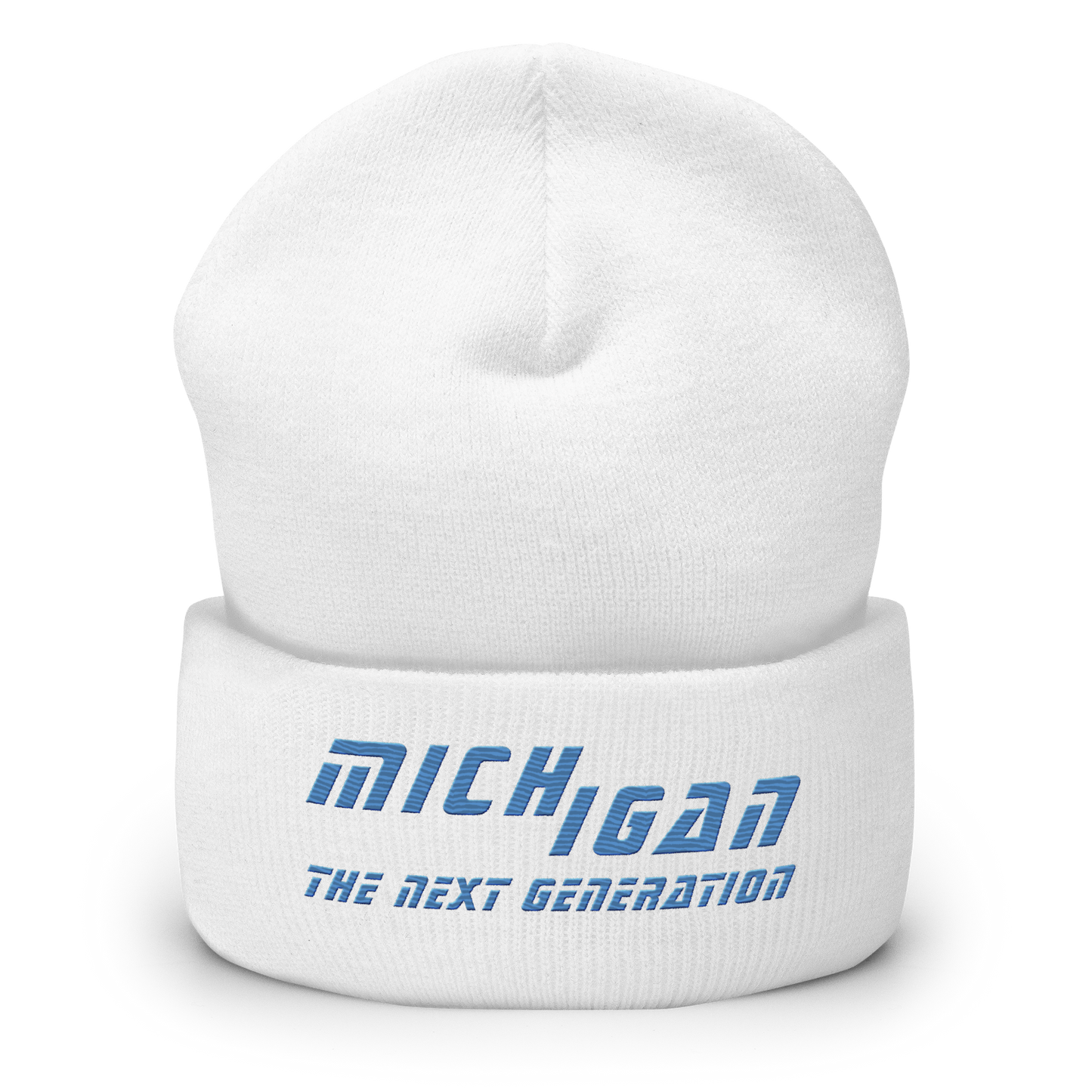 'Michigan' Cuffed Beanie | 80s Sci-Fi Parody