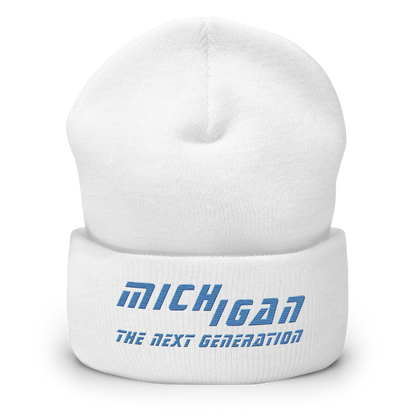 'Michigan' Cuffed Beanie | 80s Sci-Fi Parody