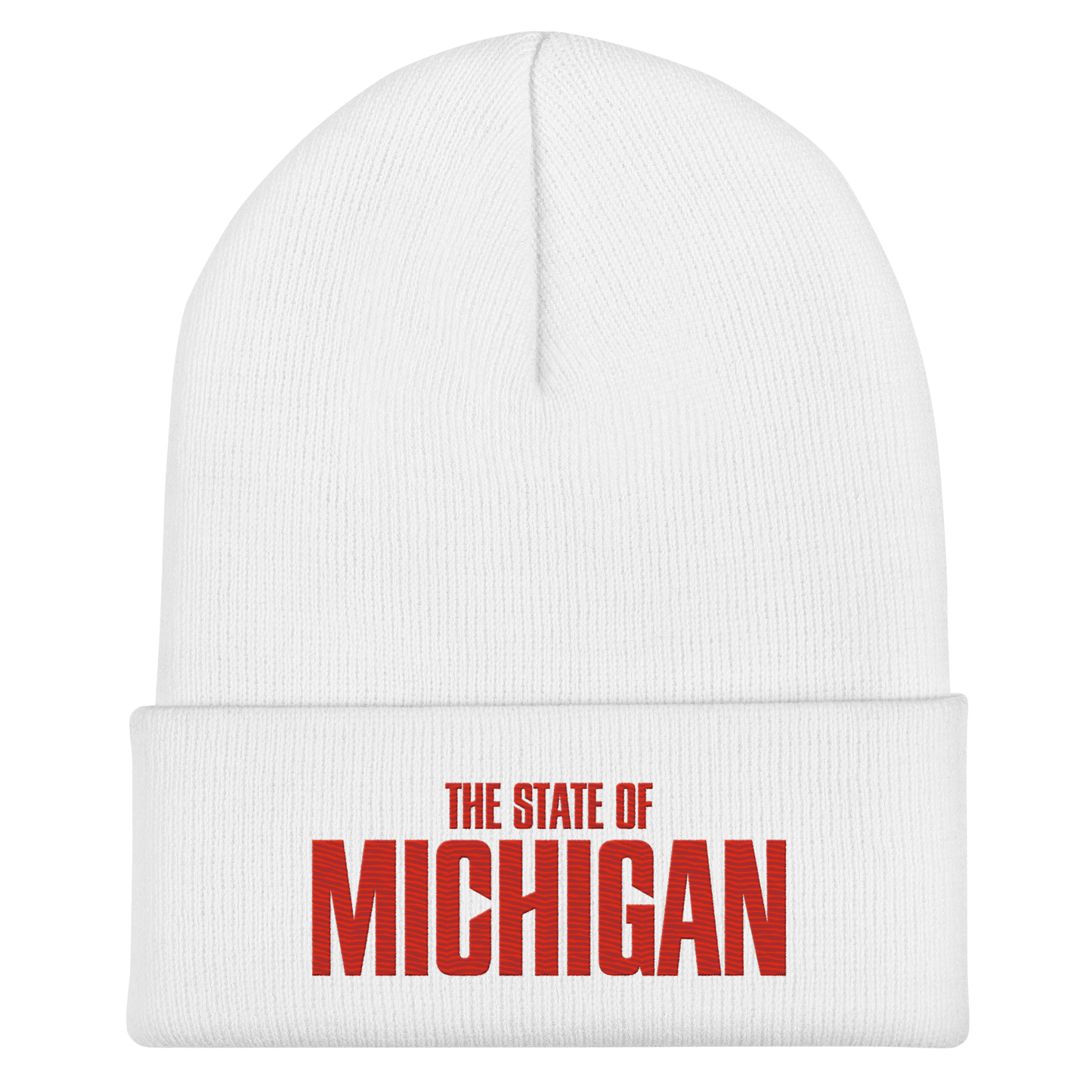 'Michigan' Cuffed Beanie | Flying Superhero Parody