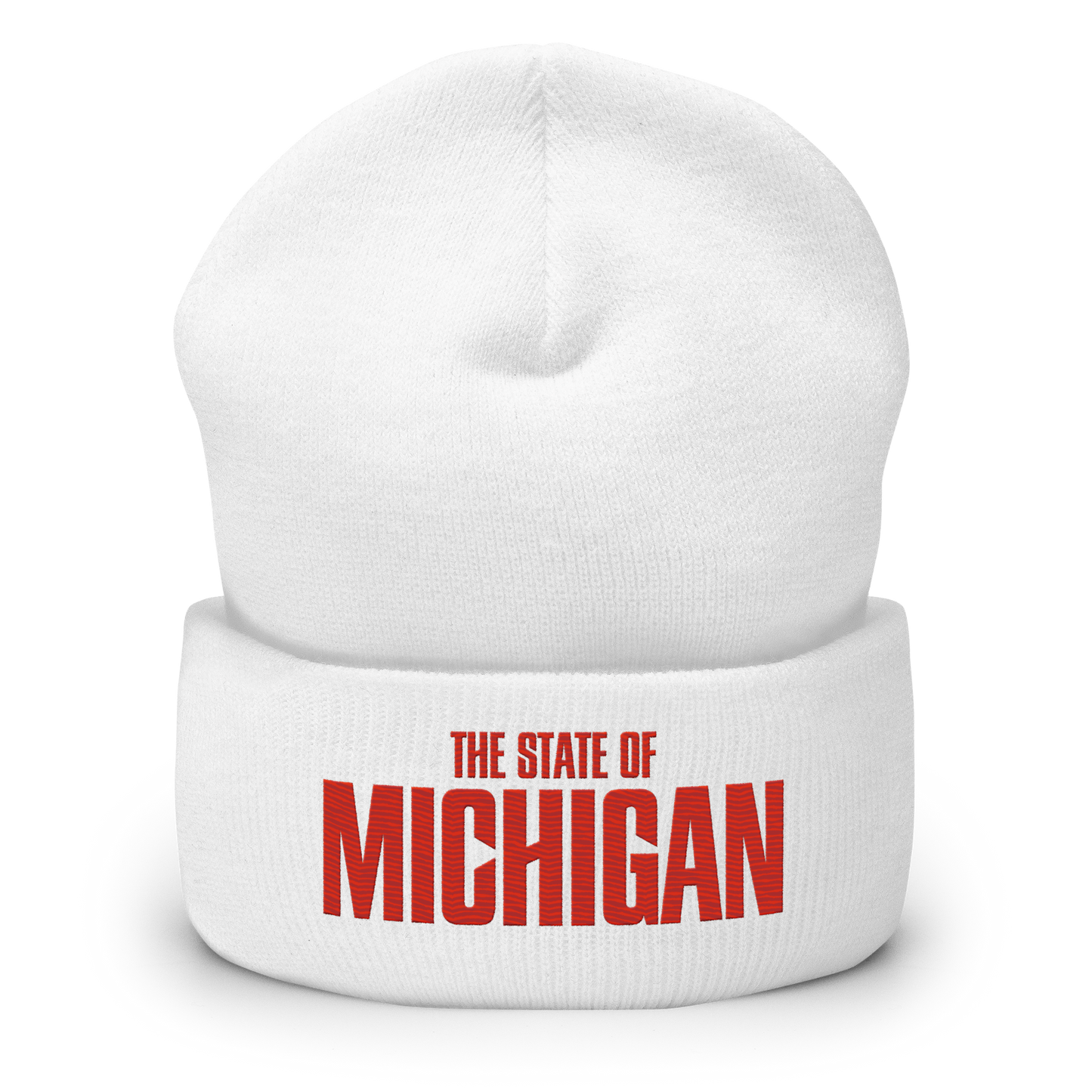 'Michigan' Cuffed Beanie | Flying Superhero Parody