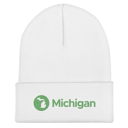 'Michigan' Cuffed Beanie | Music Streaming Parody