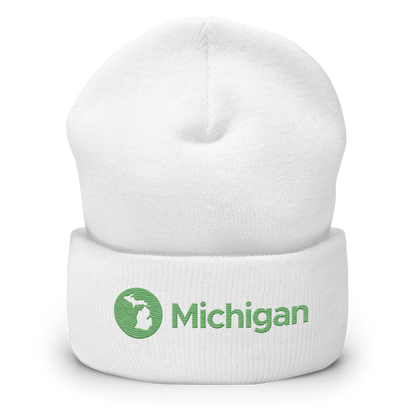 'Michigan' Cuffed Beanie | Music Streaming Parody