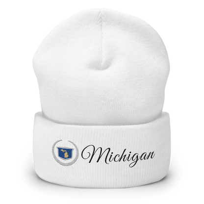 'Michigan' Cuffed Beanie | Luxury Vehicle Parody