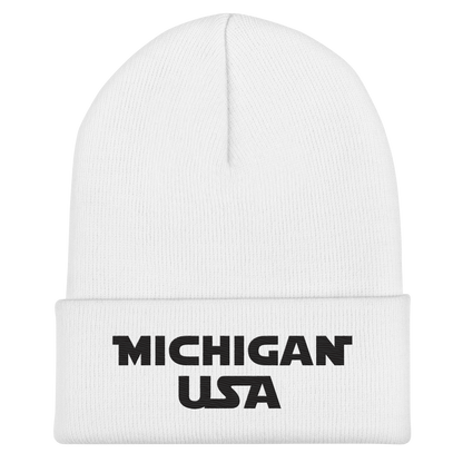 'Michigan USA' Cuffed Beanie | Epic Sci-Fi Parody