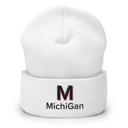 'Michigan' Cuffed Beanie | Social Media Parody