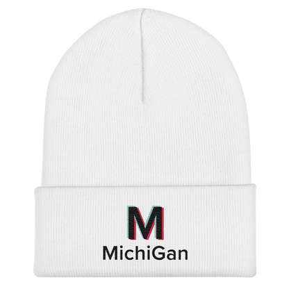 'Michigan' Cuffed Beanie | Social Media Parody