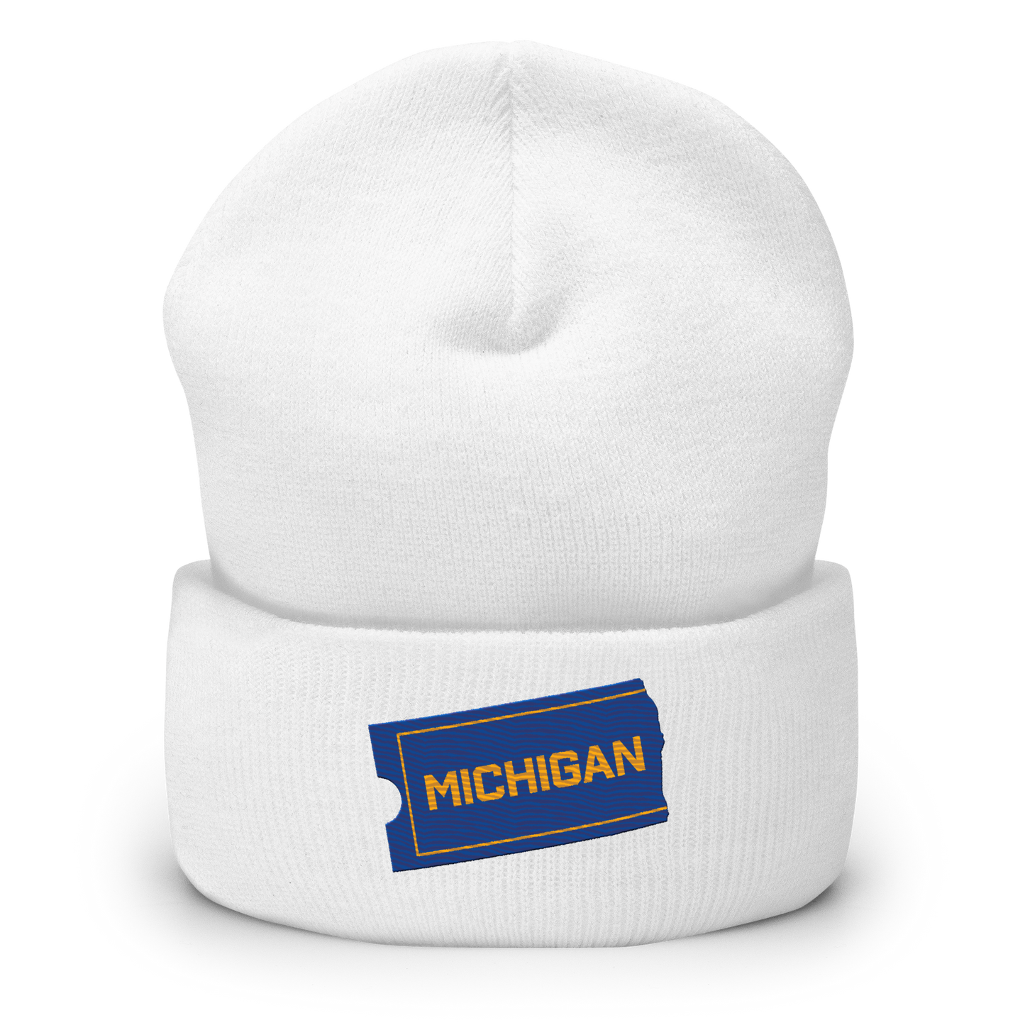 'Michigan' Cuffed Beanie | Video Rental Parody