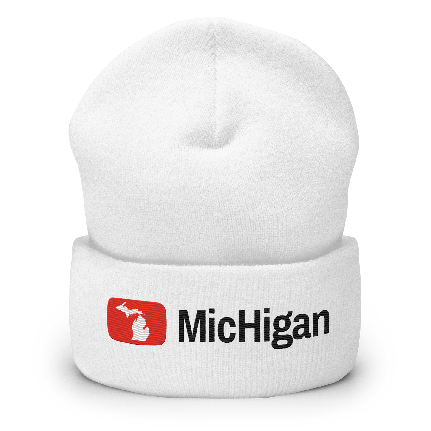 'Michigan' Cuffed Beanie | Video Sharing Parody