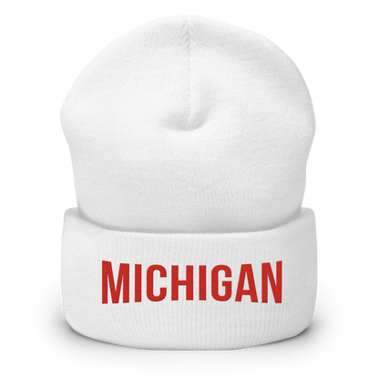 'Michigan' Cuffed Beanie | Streaming Parody