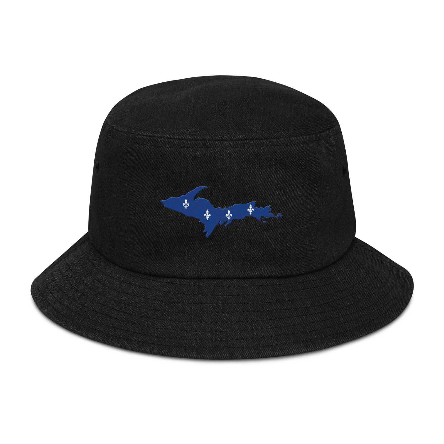 Michigan Upper Peninsula Denim Bucket Hat (French-Canadian Edition)