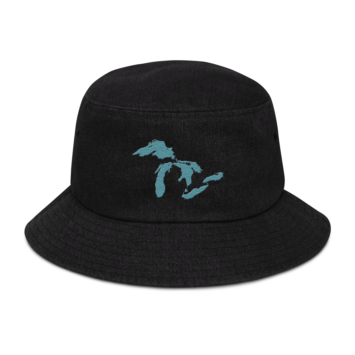 Great Lakes Denim Bucket Hat (Huron Blue)