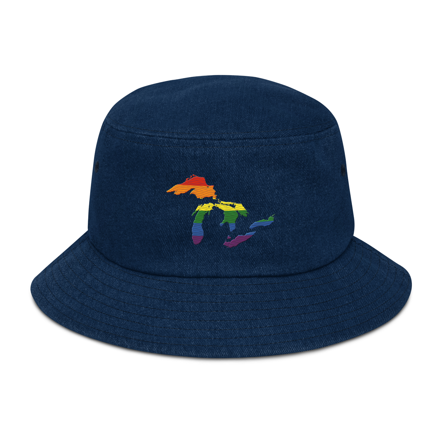 Great Lakes Denim Bucket Cap (Rainbow Pride Edition)