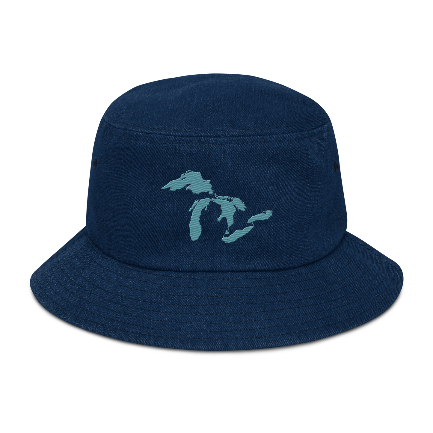 Great Lakes Denim Bucket Hat (Huron Blue)